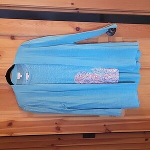 Beautiful linen, paisley sweater set